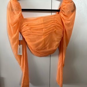 Aritzia babaton luxor blouse size 4